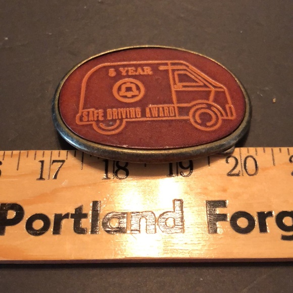 VTG Safe Driving Award Bell Systems Belt Buckle - Picture 6 of 8